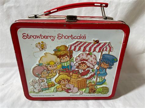 strawberry shortcake lunchbox 1981 for sale 